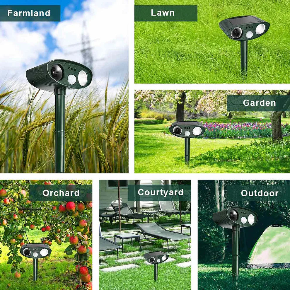 Ultrasonic Deer Repeller - Solar Powered