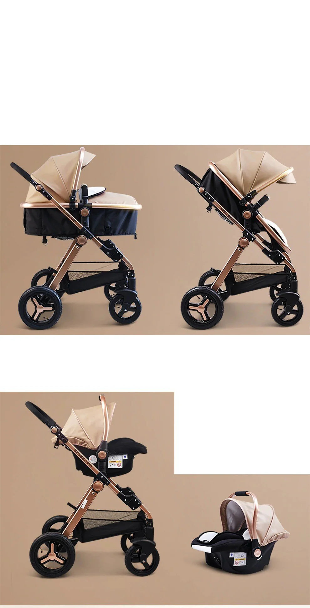 Prams Travel Systems Baby Stroller with Car Seat