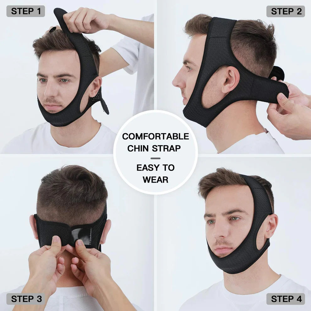 Anti Snoring Chin Strap for Sleep Apnea