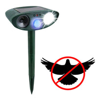 Ultrasonic Bird + Pest Repeller Solar Powered - Long Range