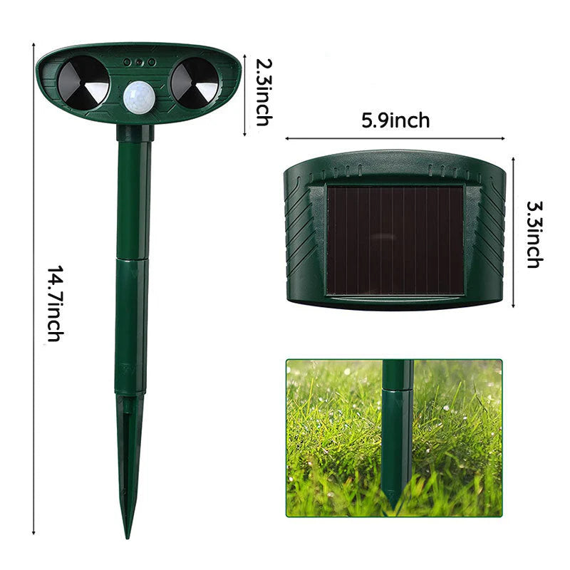 Ultrasonic Deer Repeller - Solar Powered