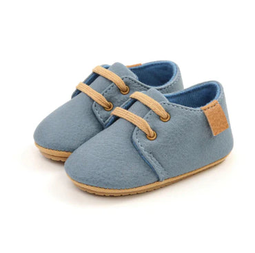 Baby First Walkers Shoes leather Retro Style For Toddlers Moccasins Anti-Slip Sole