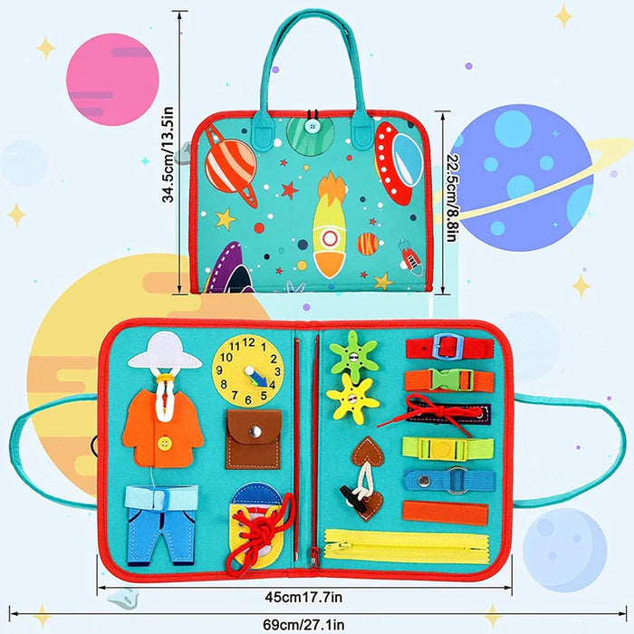 Interactive Montessori Play Sensory Board