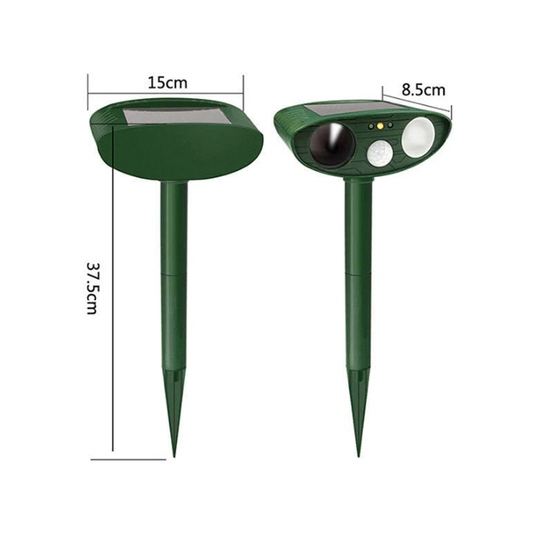 Ultrasonic Deer Repellent Solar Powered for Garden Protection