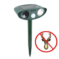 Ultrasonic Deer Repellent Solar Powered for Garden Protection