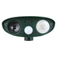 Ultrasonic Raccoon Repeller – Solar Powered and Flashing Light – Get Rid of Raccoons