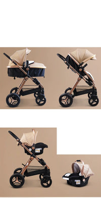 3 in 1 Prams Travel Systems Baby Stroller with Car Seat