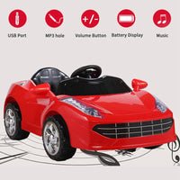 Kids Car - 12V Kids Toy Car - Kids Electric Car - Convertible Kids Ride On Car - Kids Electric Toy Car