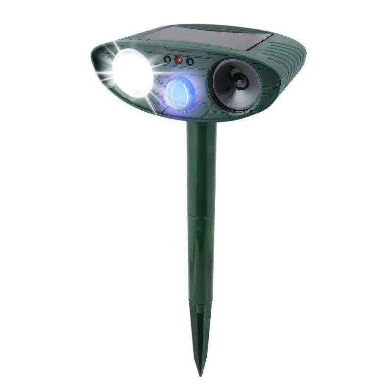 Cat Outdoor Solar Ultrasonic Repeller - Get Rid of Cats in 48 Hours
