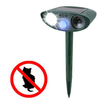 Cat Outdoor Solar Ultrasonic Repeller - Get Rid of Cats in 48 Hours