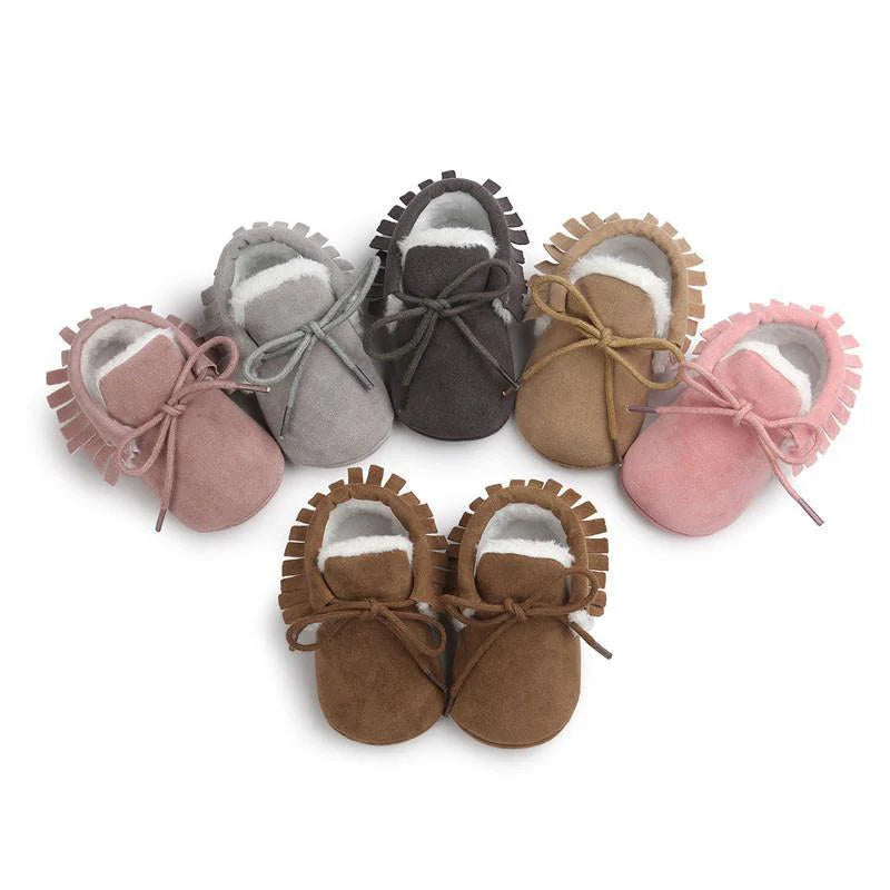 Winter Baby Moccasins