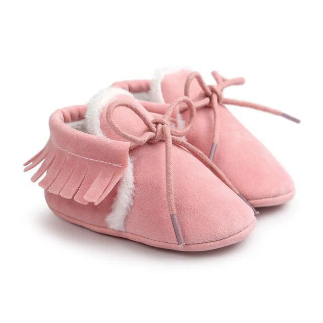 Winter Baby Moccasins